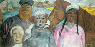 The Peasant Family by Boris Dmitrievich Grigoriev
